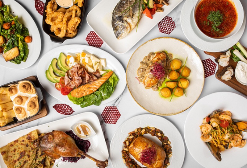 Pokrmy z restaurace — rozmanitá gurmánská nabídka